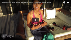 Nutrient RICH infusion with Shaffali Volcanic Ash + Sage Earth Mask