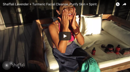 FEEL HAPPY + RELAXED WITH MY SHAFFALI LAVENDER + TURMERIC CLEANSER