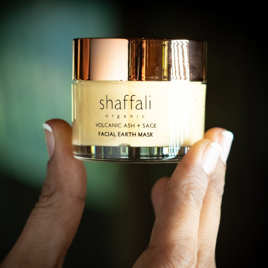 Step 3. Mask: Volcanic Ash + Sage Earth Mask